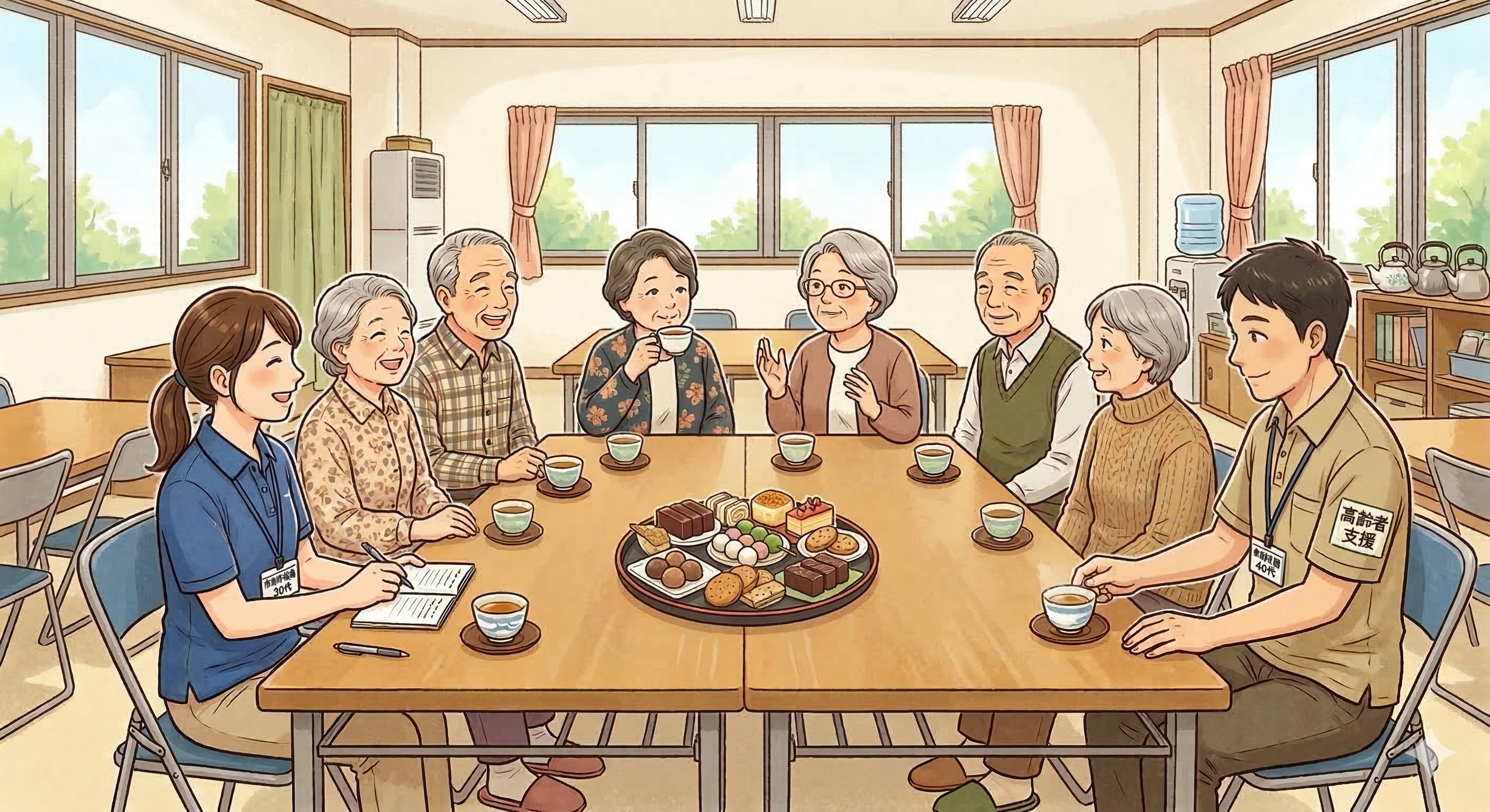 かすみ草の集いの様子