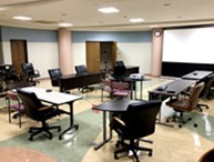 職員用地下ラウンジ