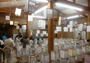 照日神社六月灯