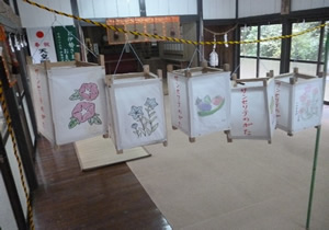 照日神社六月灯